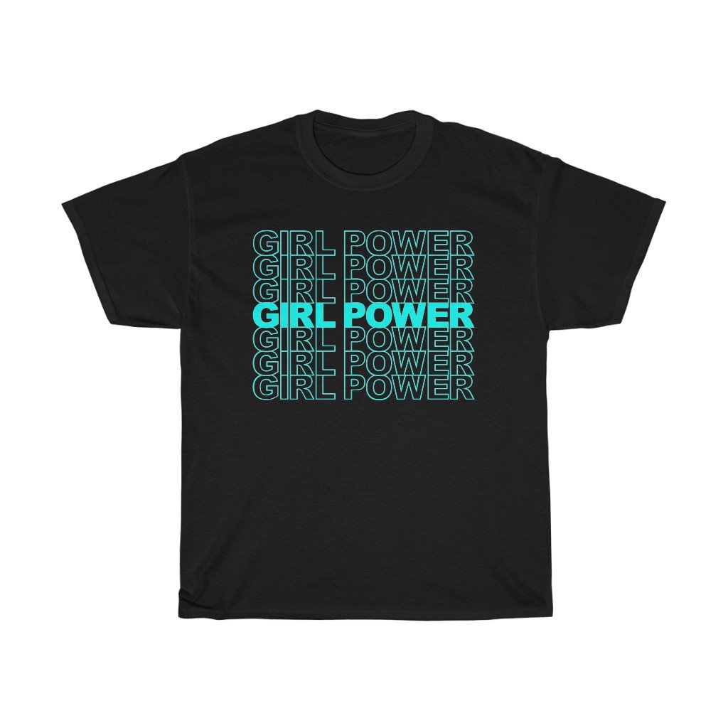 T-Shirt Black / S Girl Power, GRL PWR Shirt, Feminist Shirt, Feminist Tshirt, Feminist T-Shirt, Equal Rights, Inspirational Shirt