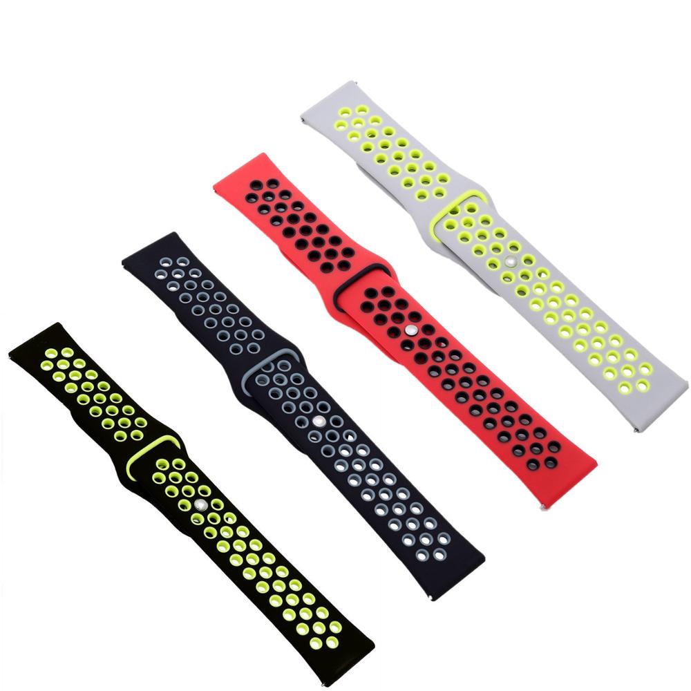 20mm/22mm Silicone band For Amazfit GTS/2/2e/GTS2 Mini/GTR 42mm/47mm/GTR2/2e/stratos 2/3 Sport Watch Bracelet Amazfit bip strap