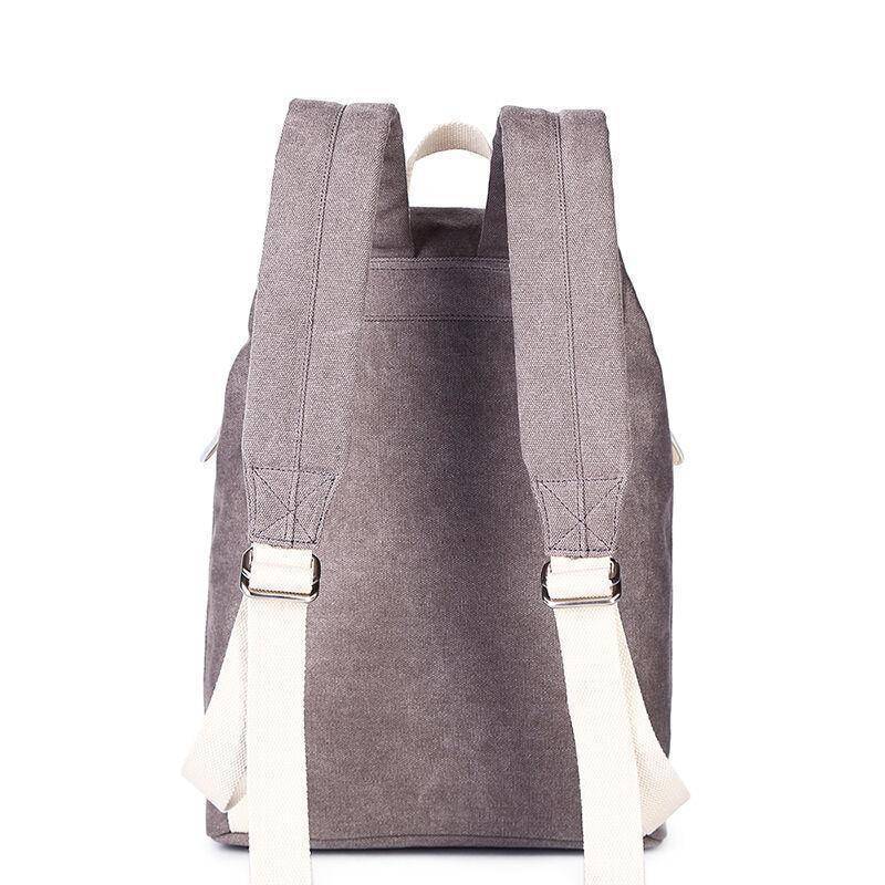 bag accessories Canvasartisan Top Quality Canvas Women Backpack Casual College Bookbag Female Retro Stylish Daily Travel Laptop Backpacks Bag