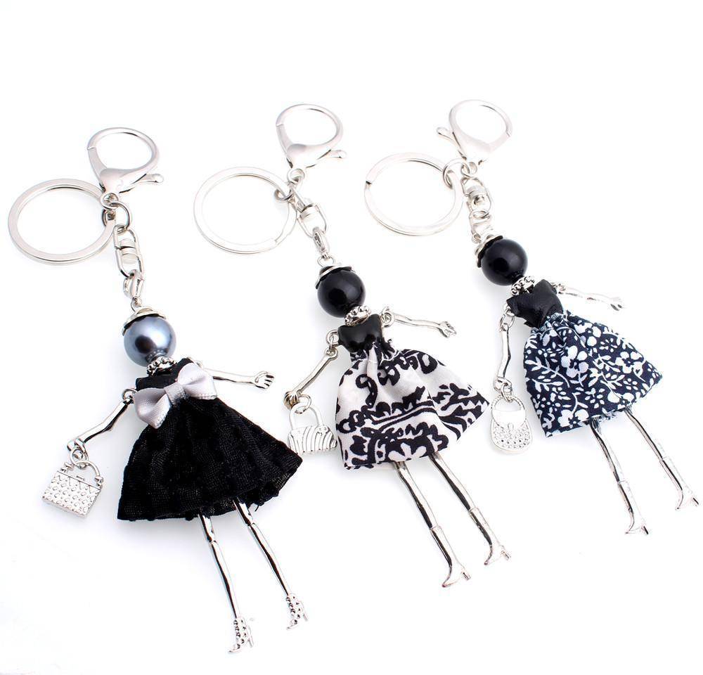 bag accessories Handmade Doll keychain