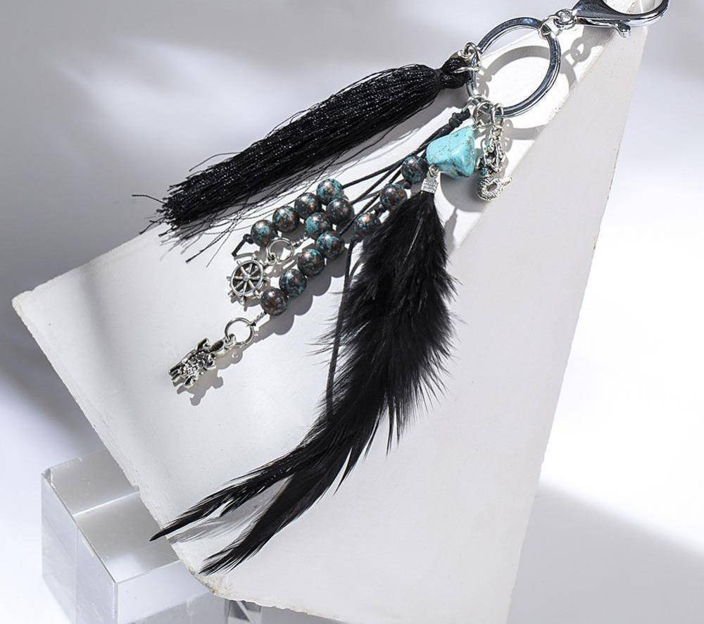 Bag Accessories Handmade dreamcatcher keychain