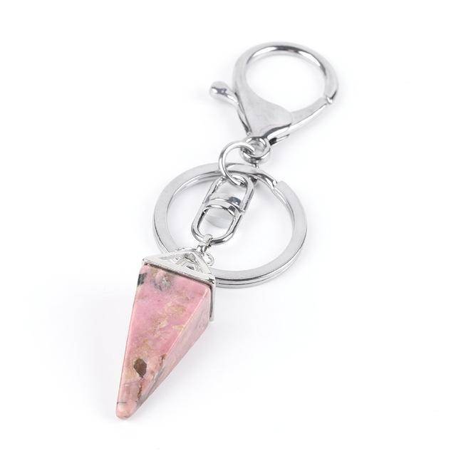 www. - Pyramid Dowsing Keychains Key Ring Holder with