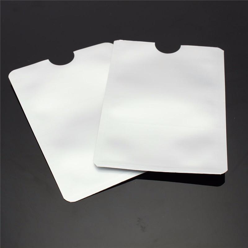 10 pcs Anti Scan RFID Sleeve Credit Card Protector Strong Silver Aluminum Foil