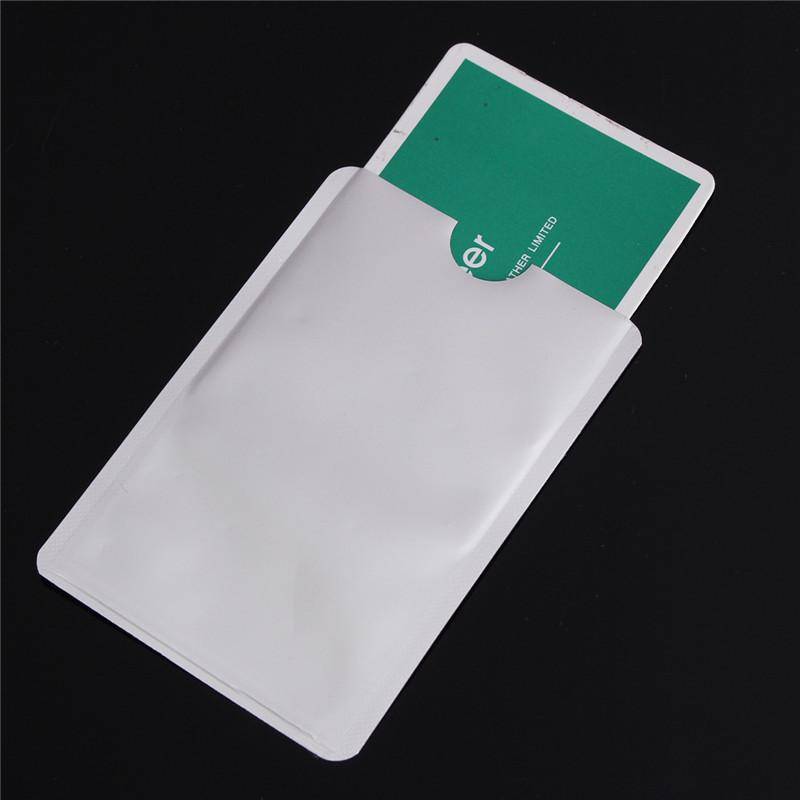 www.Nuroco.com - 10 pcs Anti Scan RFID Sleeve Credit Card Protector - Strong Silver Aluminum Foil* www.Nuroco.com - 10 pcs Anti Scan RFID Sleeve Credit Card Protector - Strong Silver Aluminum Foil*