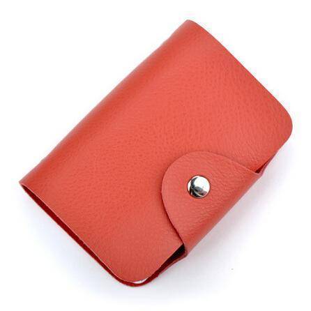 26 slot, Genuine leather business card case bag credit card holder