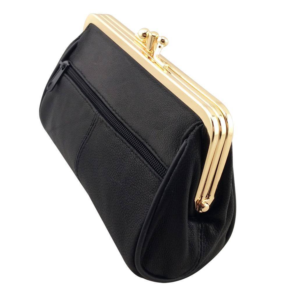 Spoo-Design | Small leather key pouch with gold carabiner, coin purse |  mini bags