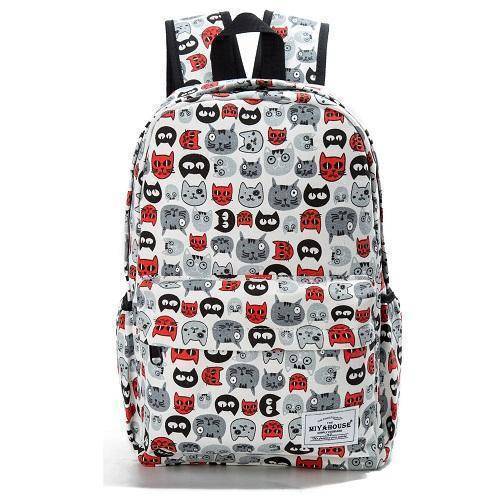 Bags 1037g Miyahouse Women Canvas Backpacks For Teenage Girls Travel Rucksack Fashion School Bags For Girls Floral Printing Backpack Women