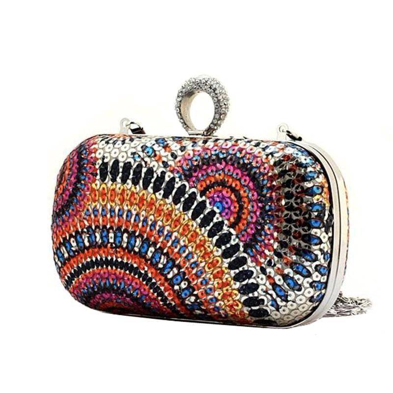 Luxy Moon Beaded Evening Clutch Bags Fashion Clutches