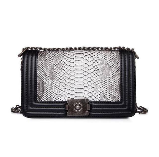 Bags Crocodile Gray Crocodile Quilted Crossbody, Messenger Bags