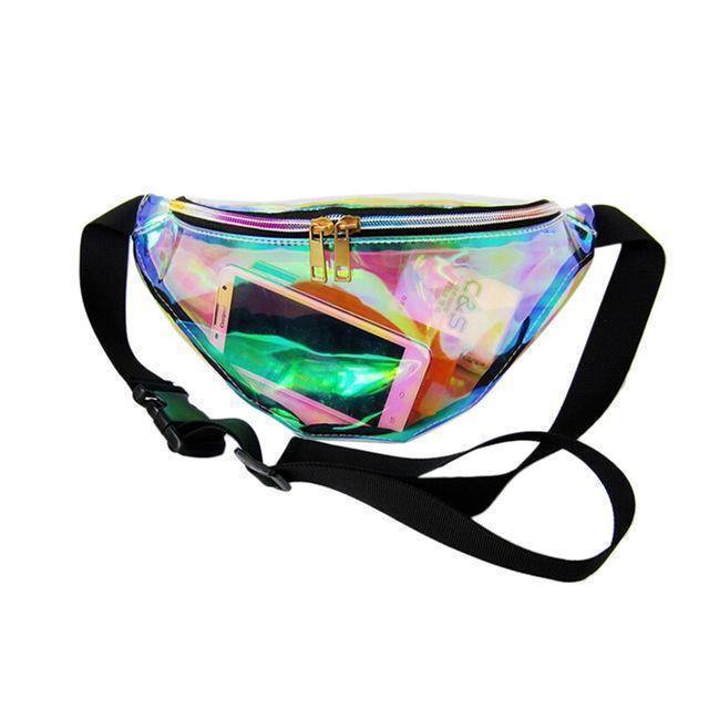 bags Laser translucent reflective waist bag
