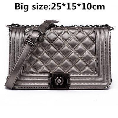 Bags Line Champagn Crocodile Quilted Crossbody, Messenger Bags