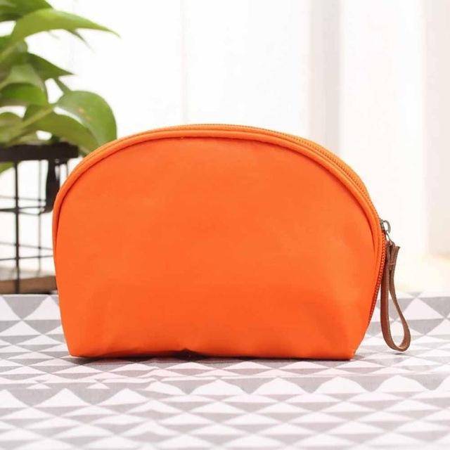 bags Orange Mini Zipper Organizer Bag