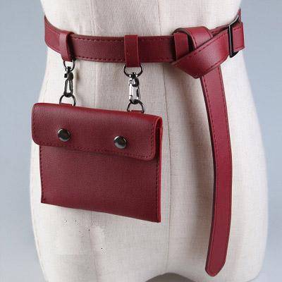 bags red Waist Pack, Flap Fanny Bag