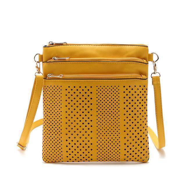 bags Yellow Two Hollow out shoulder, cross body bag