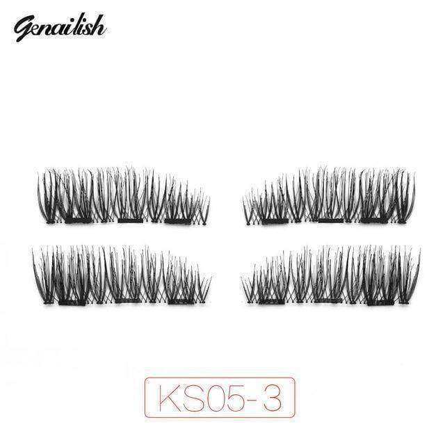 3x fuller Magnetic eyelashes with 3 magnets
