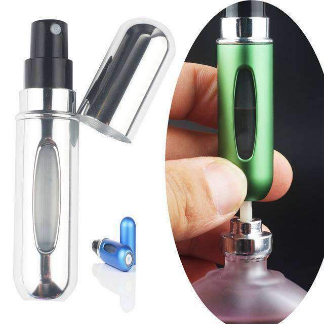 Travel Size 5ml Portable Mini Aluminum Refillable Perfume Bottle
