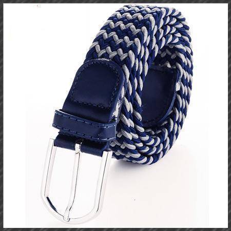 www.Nuroco.com - High quality stretch women canvas belts for men elastic  belt pin buckle Universal