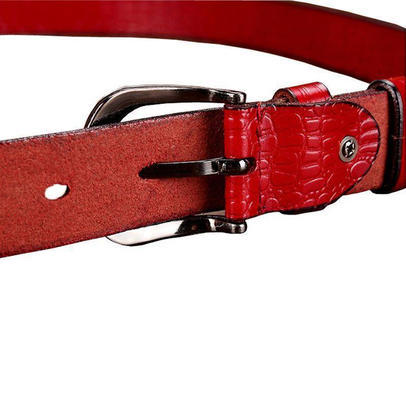 Women Fashion Alloy Belts Chain Luxury for Genuine Leather New