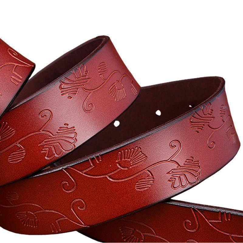 8 Colors Fashion Round Buckle Belts Without Pin Needle-free Leather Belt  for Women Belt Boho Wide belts for Women Plus Size Red White Black Pink  Blue Wide Brown Belt Women Fashion Accessories