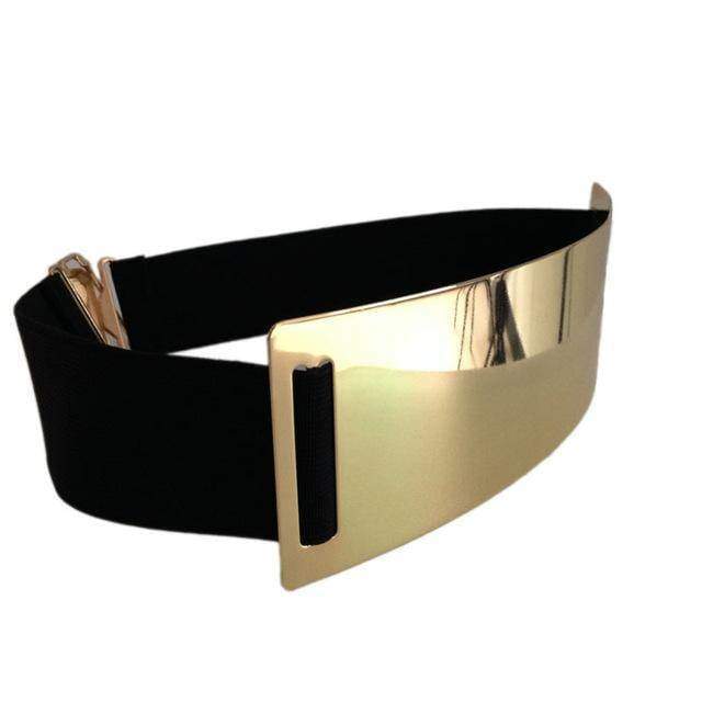 Belts gold / M 63cm to 80cm Hot Designer Belts for Woman Gold Silver Brand Belt Classy Elastic ceinture femme 5 color belt ladies Apparel Accessory