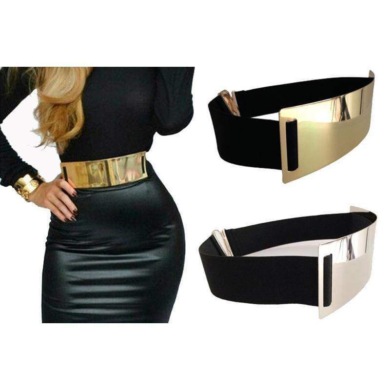 Hot Designer Belts for Woman Gold Silver Brand Belt Classy Elastic ceinture  femme 5 color belt ladies Apparel Accessory