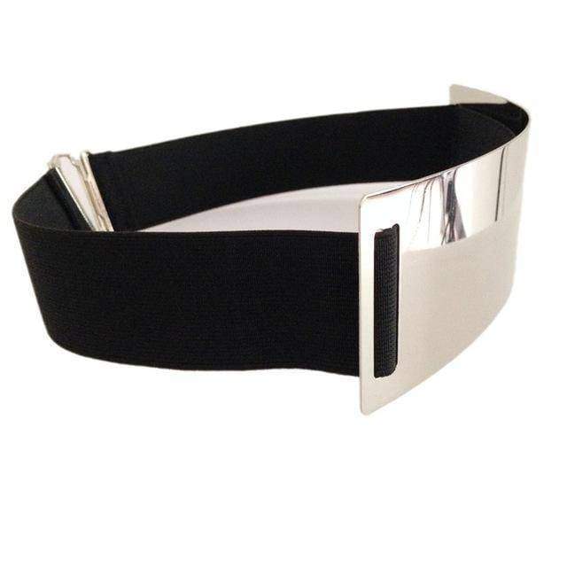 Belts silver / M 63cm to 80cm Hot Designer Belts for Woman Gold Silver Brand Belt Classy Elastic ceinture femme 5 color belt ladies Apparel Accessory