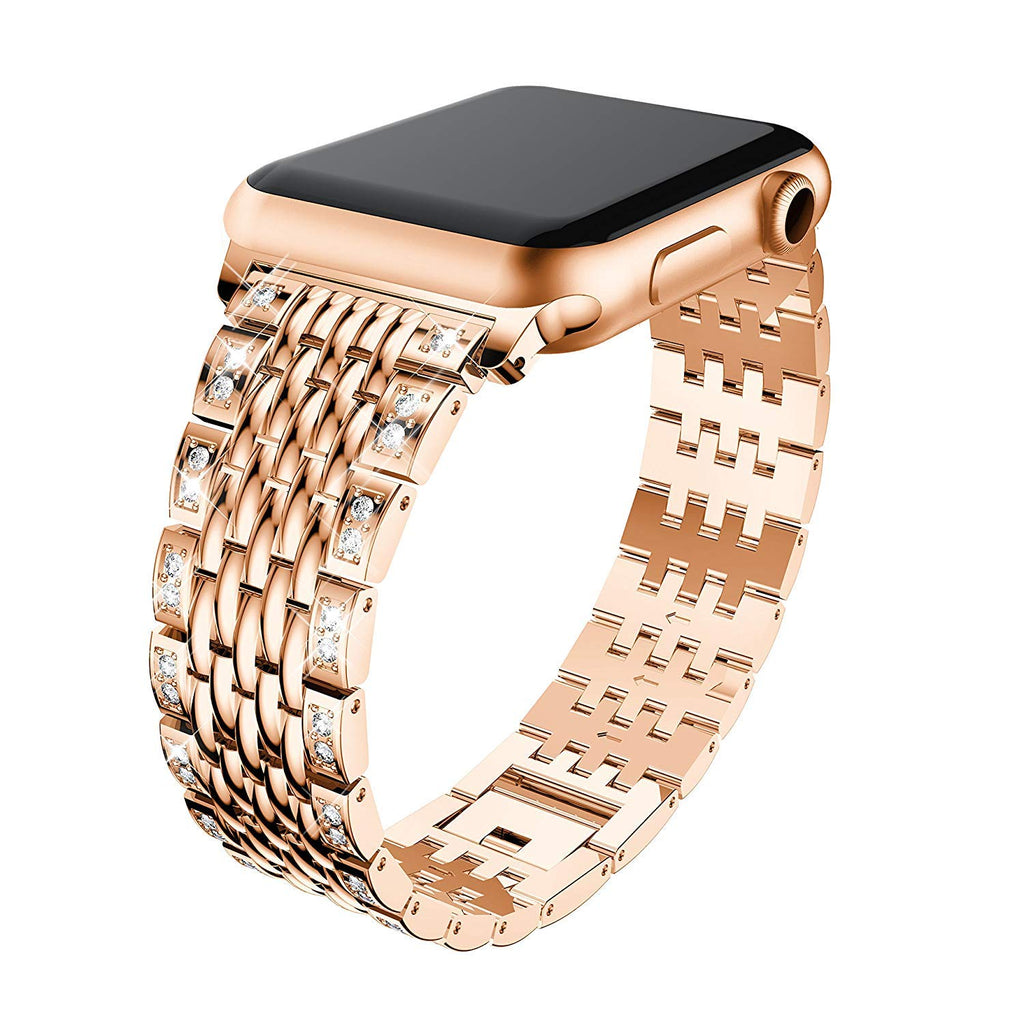 Diamond Strap for Apple Series 7 6 5 Band High-Quality Steel Bracelet