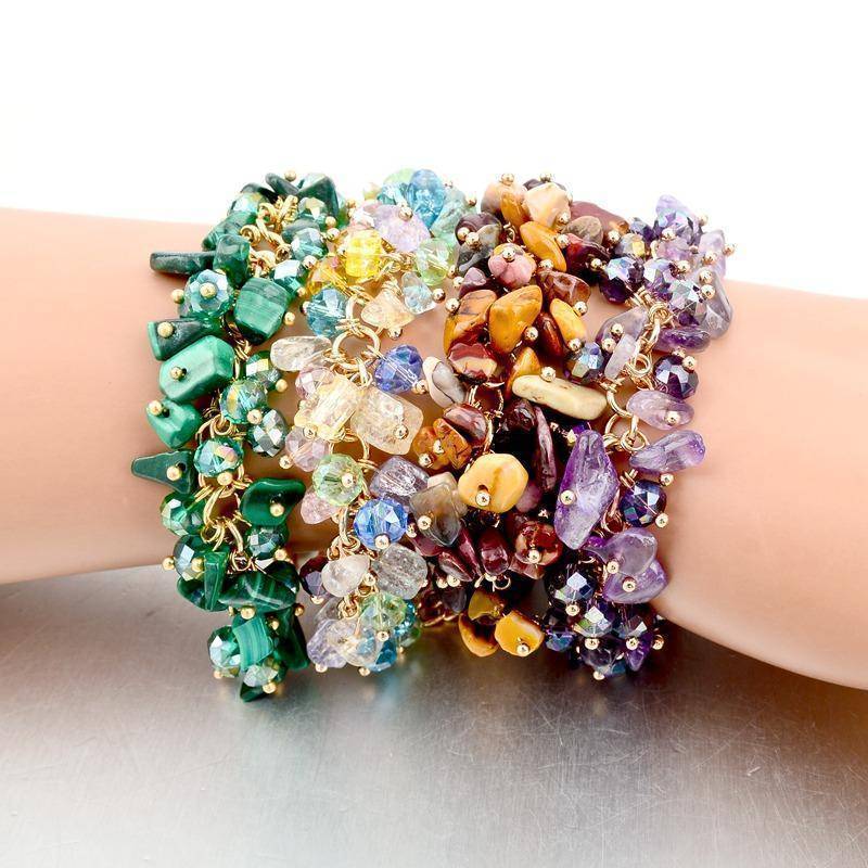bracelet Austrian Crystals with stones Bracelet