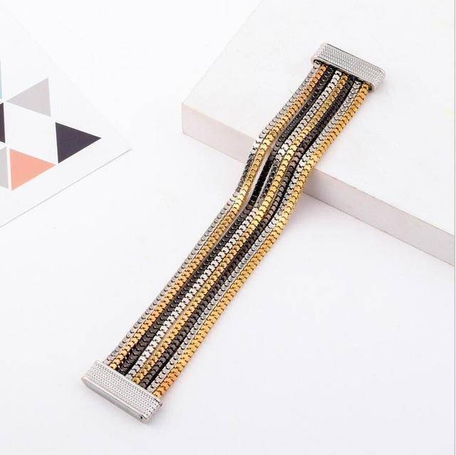 Bracelet black Vintage Multilayer Magnet Wrap Bracelets & Bangles