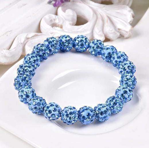 bracelet blue Crystal Shamballa Bracelet