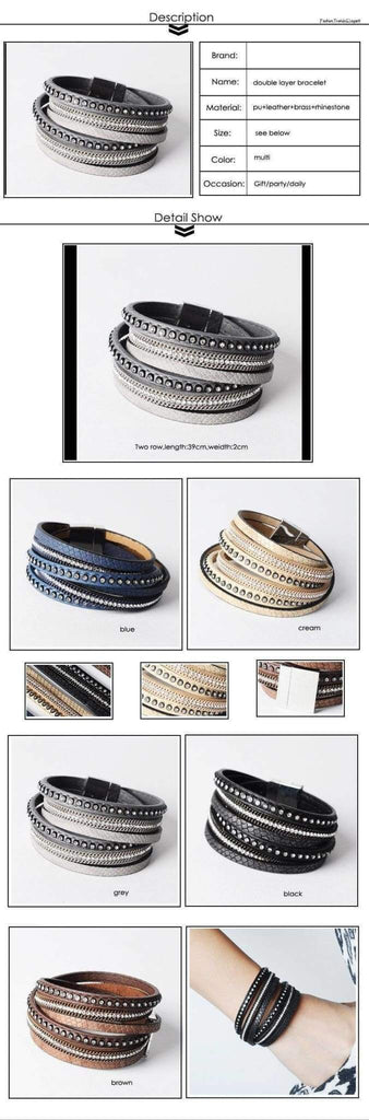 Bracelet Bohemian Ethnic Wrap bracelet