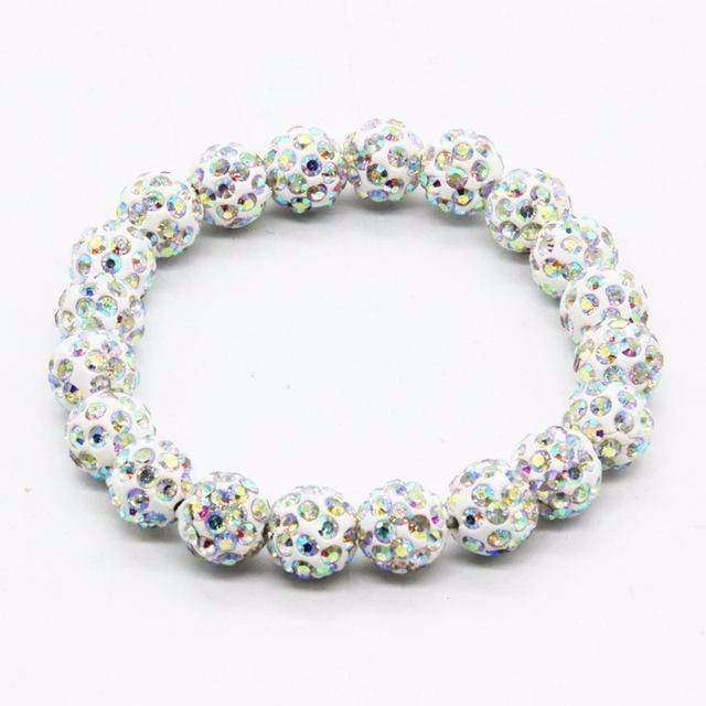 bracelet Clear Crystal Shamballa Bracelet