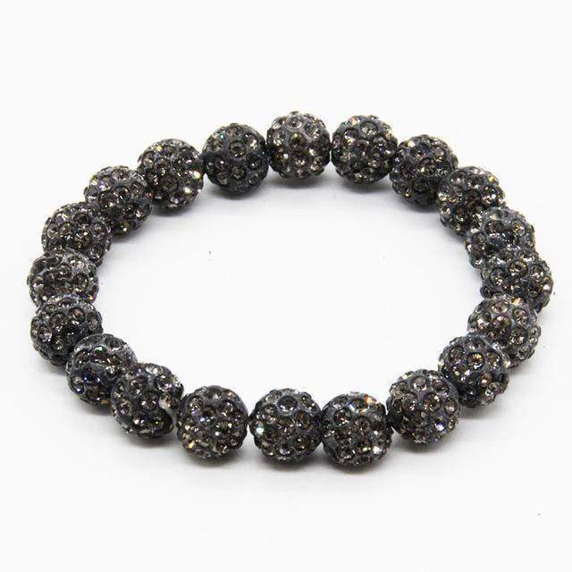 bracelet gray Crystal Shamballa Bracelet