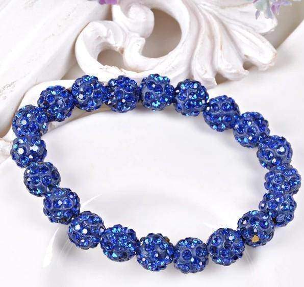 bracelet Navy Crystal Shamballa Bracelet