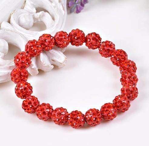 bracelet red Crystal Shamballa Bracelet