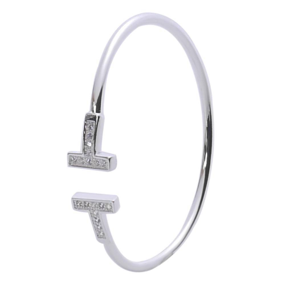bracelet silver T Love Cuff Bangles