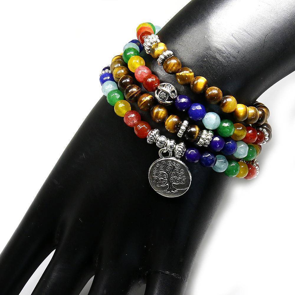 7 Chakra Balance Beads Bracelet Yoga Life Energy Bracelet - Temu