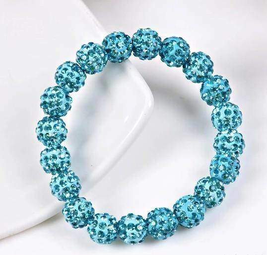 bracelet Turquoise Crystal Shamballa Bracelet