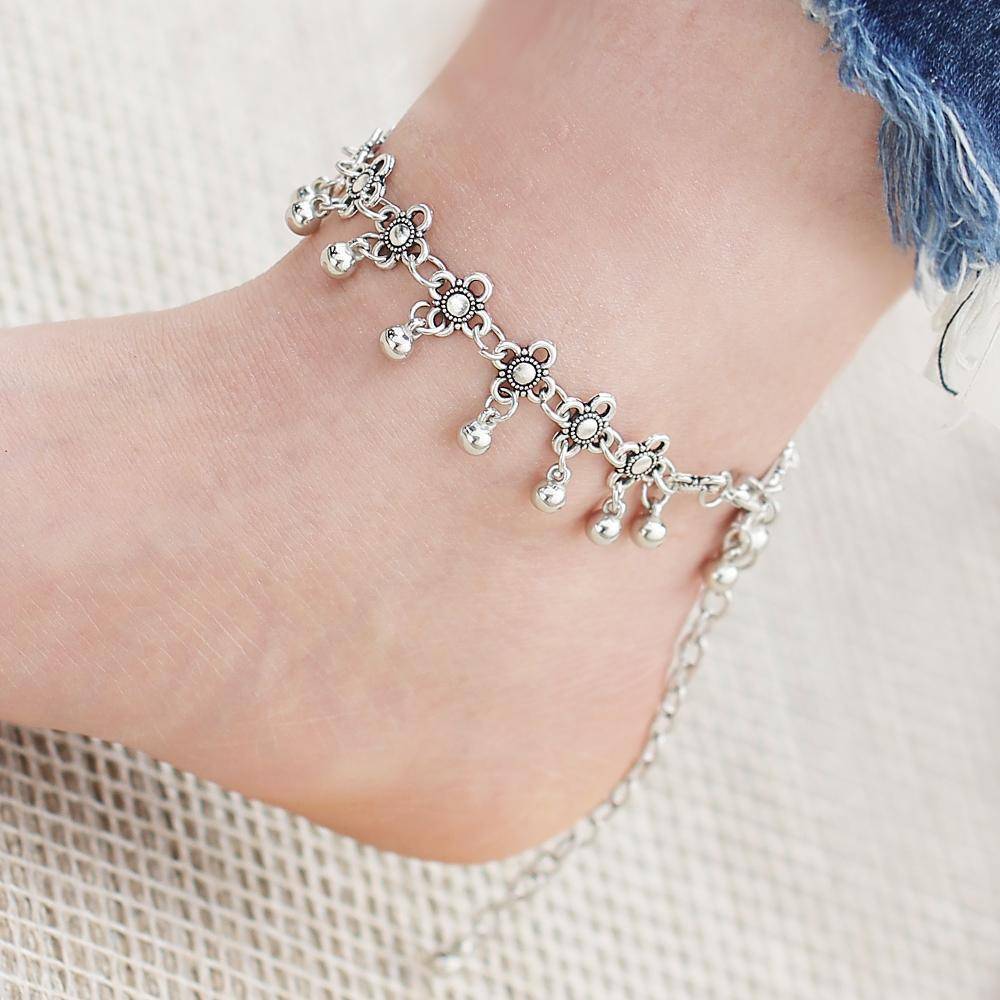 Bracelets Hot Vintage Bracelet Foot Jewelry Pulseras Retro Anklet For Women Girl Ankle Leg Chain Charm Bracelet Fashion Jewelry