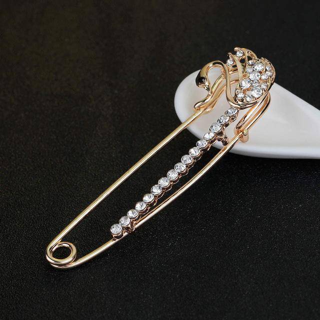 brooches & pins Black Zinc Plated Large Brooch  vintage brooch female fashion broche hijab pins and brooches for women animal  pins broches jewelry fashion