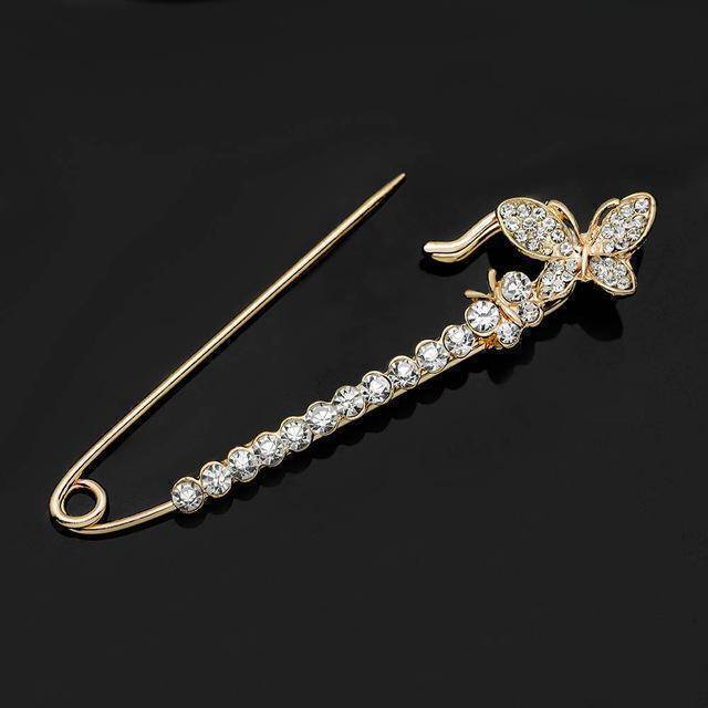 brooches & pins Blue Zinc Plated Large Brooch  vintage brooch female fashion broche hijab pins and brooches for women animal  pins broches jewelry fashion