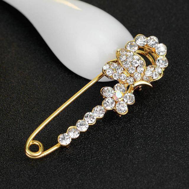 brooches & pins Imitation Rhodium Plated Large Brooch  vintage brooch female fashion broche hijab pins and brooches for women animal  pins broches jewelry fashion