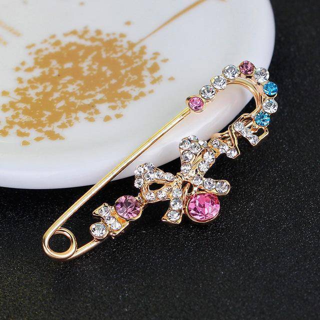brooches & pins Rose Gold Color Large Brooch  vintage brooch female fashion broche hijab pins and brooches for women animal  pins broches jewelry fashion