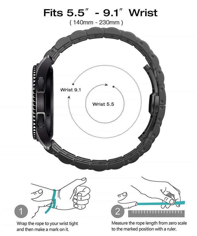 For Samsung Galaxy Watch 3 41 45mm 46mm 42mm for Gear S3 22mm 20mm Ama www.Nuroco