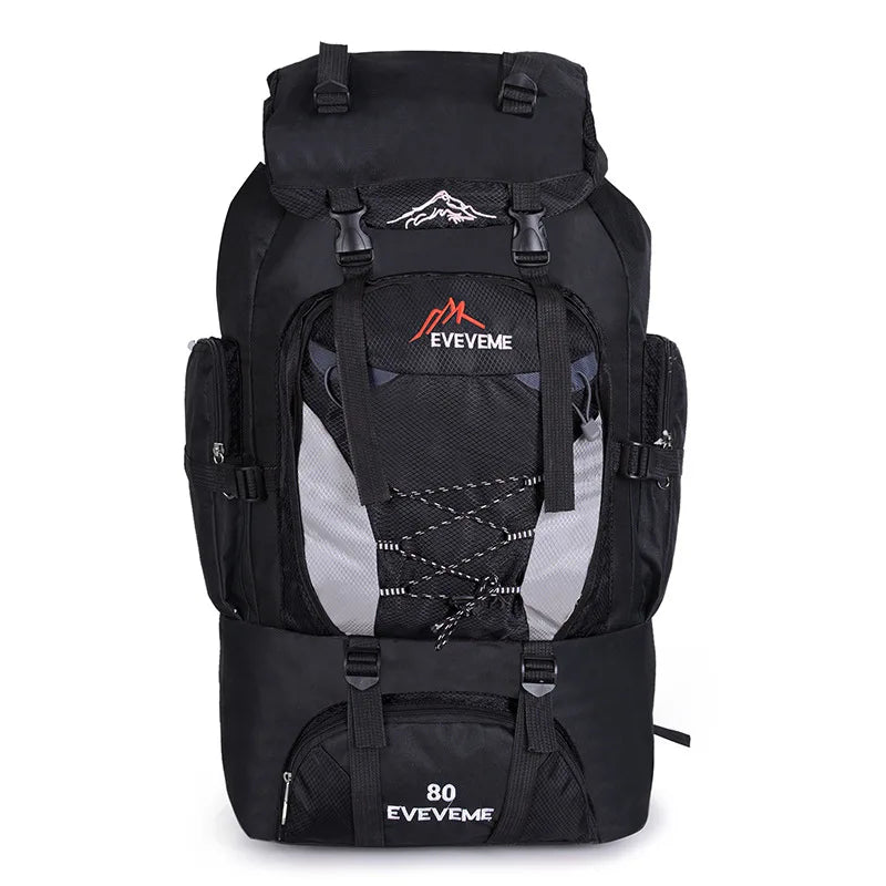 80L Large Hiking Mountaineering Backpack Climbing Hiking Backpack Camp www.Nuroco