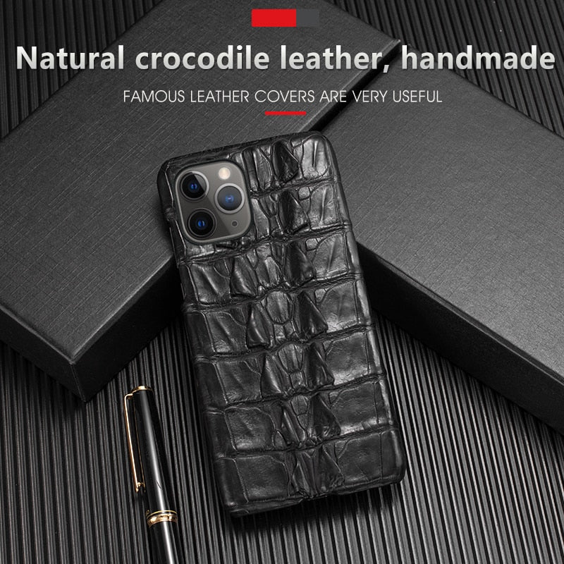 Do you like a Durable Crocodile Leather Case for your iPhone 8 Plus?