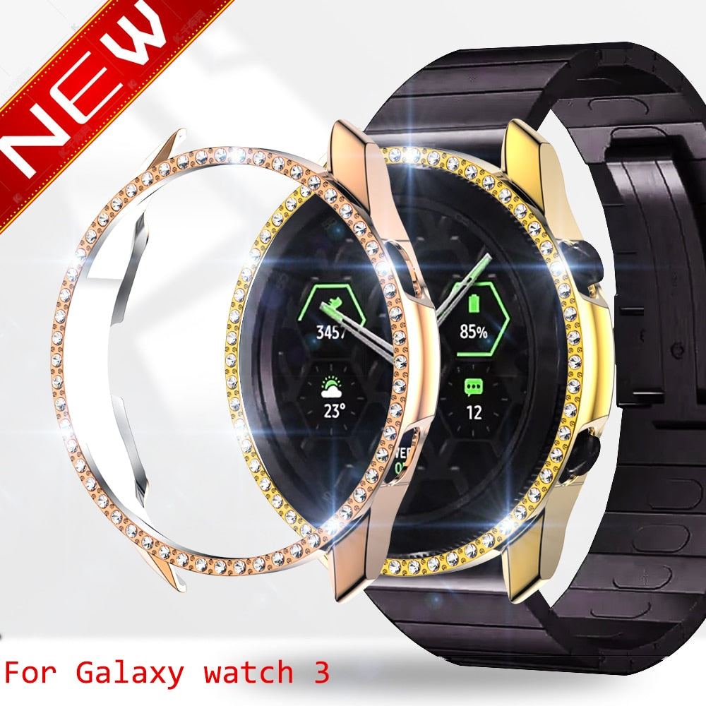 Watch case for Samsung galaxy watch 3 active 2 40mm 44mm bumper Protector HD Full coverage Screen Protection case for samsung