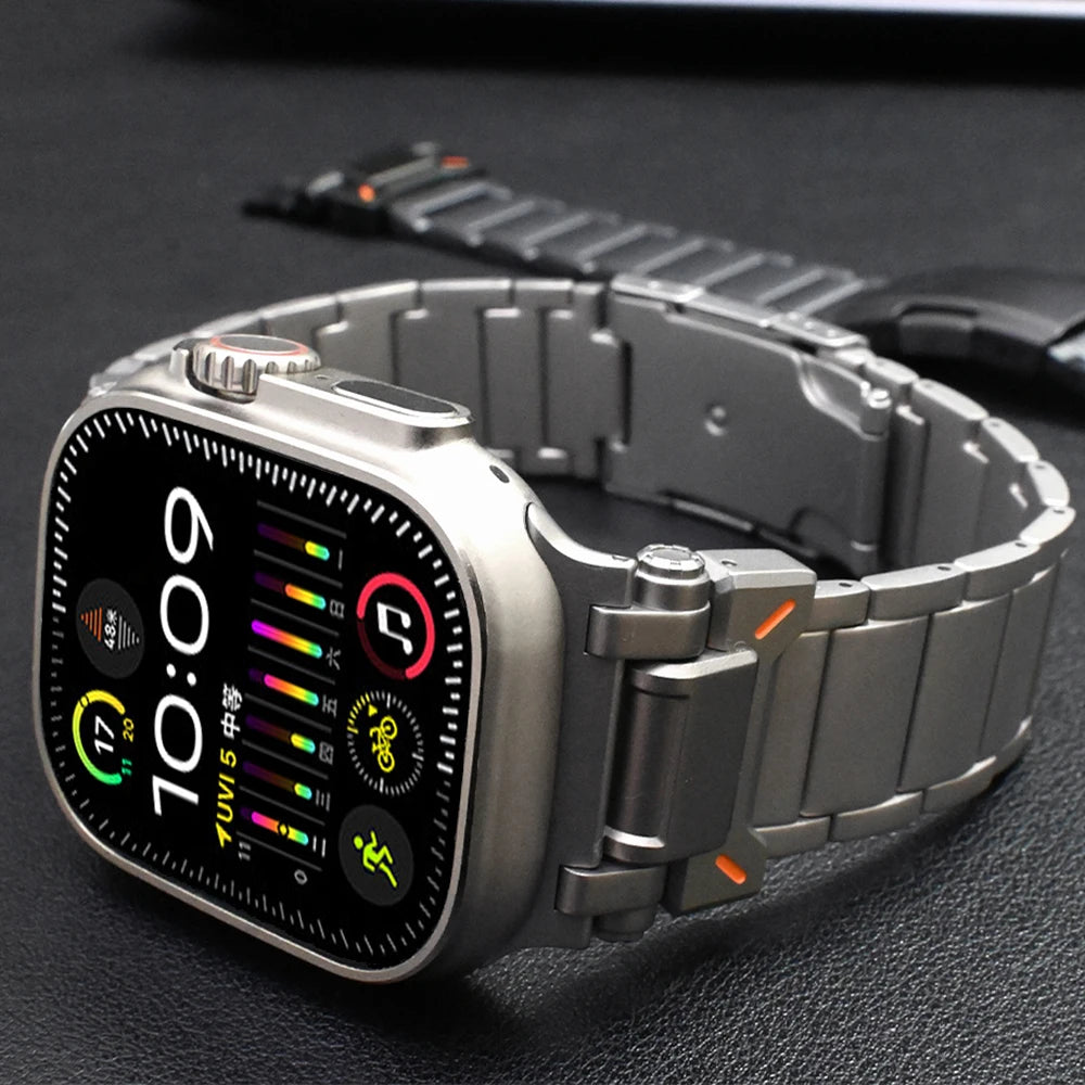 Titanium Color Bracelet Apple Watch Ultra 1 2 49mm 45mm 44mm 42mm