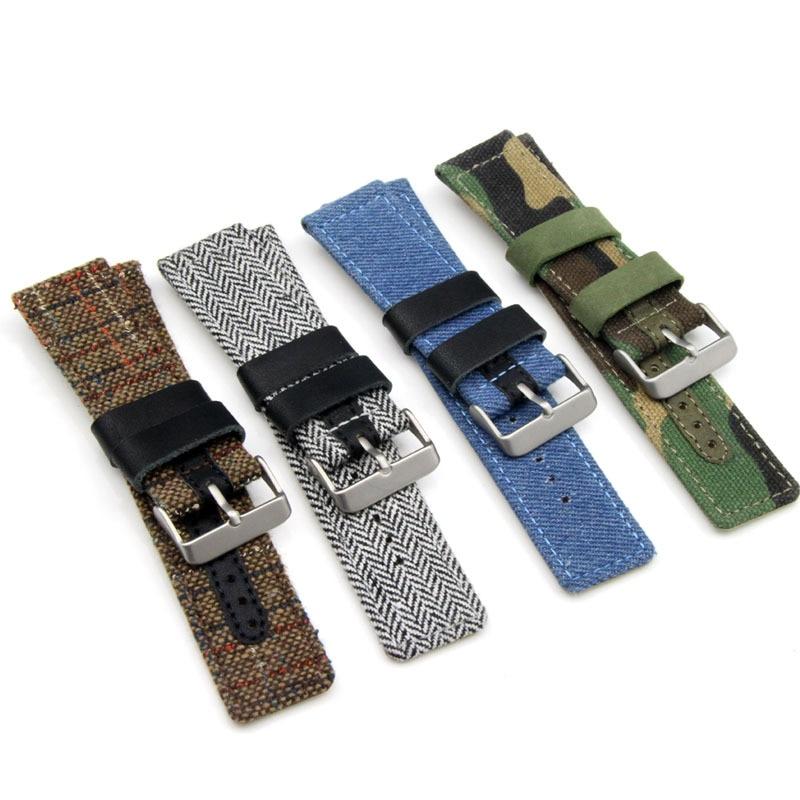 Watchbands canvas nylon strap For apple watch band 44mm 40mm for iwatch band 42mm 38mm bracelet for apple watch series 5 4 3 2 1 44 mm|Watchbands|