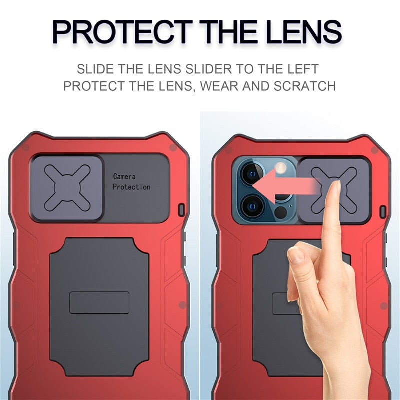 Cover for IPHONE 13 / Pro/Max / Mini Case Protection Camera Army Grade